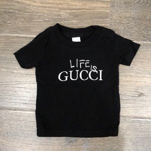 Unisex “Life is GUCCI” rare vintage t-shirt.